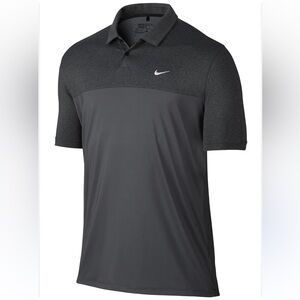 Nike Men's Charcoal Polo Shirt GOLF or Tennis, dri-fit